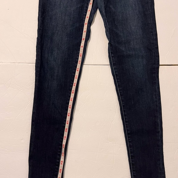 American Eagle Super Super Stretch X Hi Rise Jeggings Dark Wash Size 2 - Picture 3 of 11